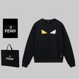 fendi sweatshirt manches longues pour unisexe s_1231723